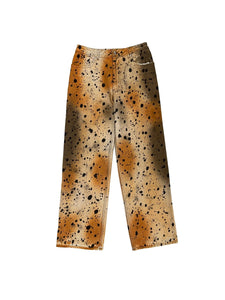 ECKHAUS LATTA - Wide Leg Jean - AW25 - ABSTRACT CHEETAH